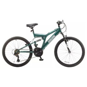 Piranha 24 Inch Unisex Mountain Bike - Dark Green
